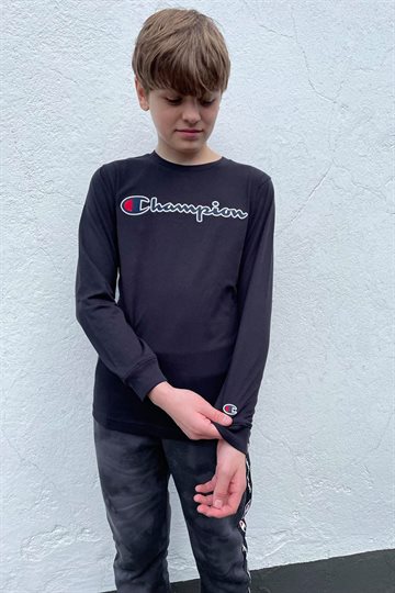 Champion L/S T-Shirt Børn - Rochester - Black 